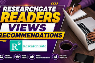 increase your readers, views and recommendations in researchgate