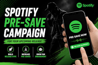 create a spotify pre save campaign for your upcoming release