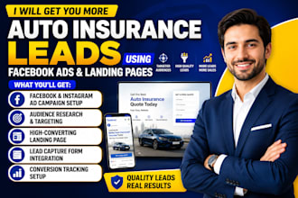 generate auto insurance leads car insurance facebook ads google ad landing pages