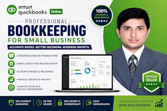 do expert quickbooks online bookkeeping for small business