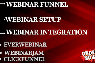 setup webinar funnel automation webinar funnel with webinarjam easywebinar