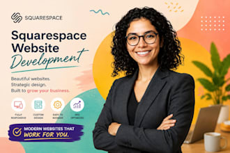 create a modern and responsive squarespace website