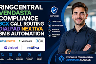 ringcentral vendasta compliance 3cx call routing dialpad nextiva sms automation