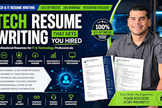 write a tech resume software engineer IT and cyber security resume