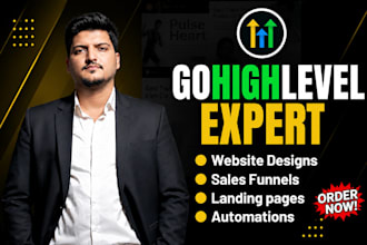 make gohighlevel landing page, ghl website design, go high level sales funnel