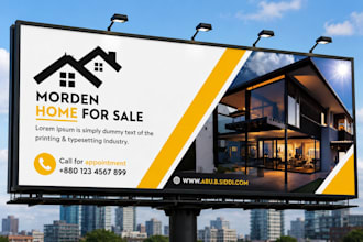 design professional billboard, banner and outdoor advertising