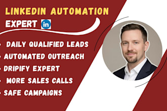 set up linkedin automation using dripify to grow your network and generate leads