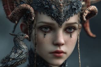 create premium cinematic ai art, fantasy portraits