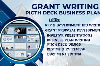 do rfp writer win grants government bid proposal tender capability statement