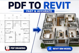 convert PDF drawings to accurate autodesk revit bim models