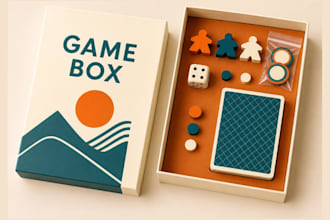 design your board game token dice card rule and card game
