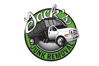 junk removal logo design cleaning pressure