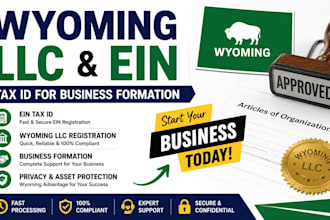 register your wyoming llc and ein tax id for business formation