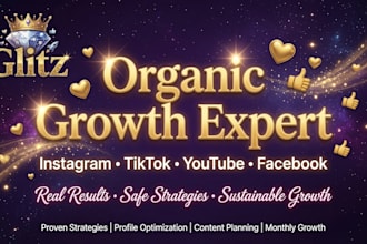 organic instagram tiktok growth expert real audience