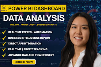 create a professional power bi dashboard for sales, finance, and business kpis