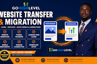 copy clone gohighlevel sales funnel transfer go highlevel website ghl migration