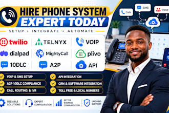do twilio telnyx voip sms voice dialpad 10dlc mightycall a2p api integration