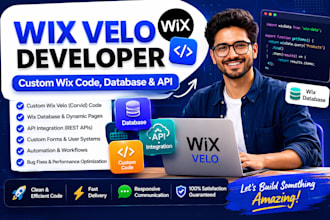 create wix velo website for your business wix database wix form wix automation