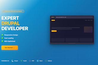 develop and customize a professional drupal website