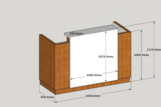 do 2d and 3d furniture design and ready to production files