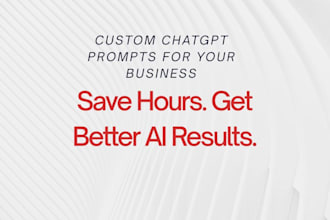 create custom prompt systems for your marketing and business