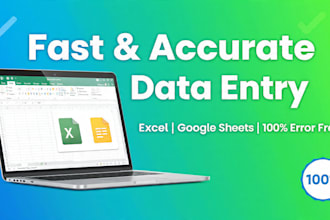 do accurate data entry in excel and google sheets