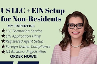 form your US llc for non residents with ein and compliance support