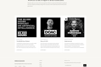 design and build professional portfolio website