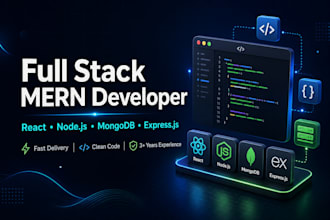 build full stack mern web app with react node js