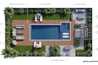 design swimming pool layouts and outdoor pool plans