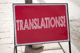 professionally translate english french and spanish into italian