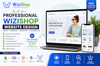 customize your wizishop for sales, fix wizishop issues list products and migrate
