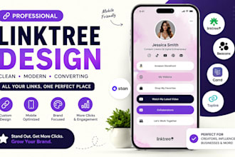 create a premium link in bio, linktree setup and instagram bio for social media