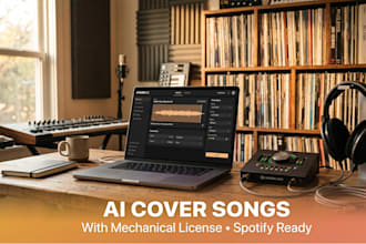 create ai cover songs with mechanical license for spotify