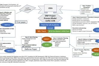 do dnp projects, formulate picot questions, ebp and nursing tasks