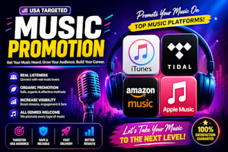 do usa amazon music promotion apple music promotion itunes music tidal music