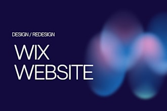 build wix website design, wix website redesign, wix business website design