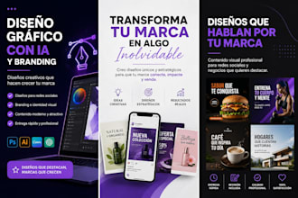 diseñador gráfico con ia y branding