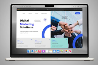 design a clean modern website for your business