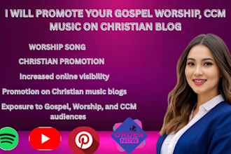 promote your gospel worship, ccm music on christian blog