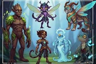 design characters and creatures with a unique style