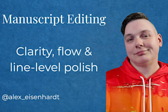 edit your manuscript for clarity, style, and consistency