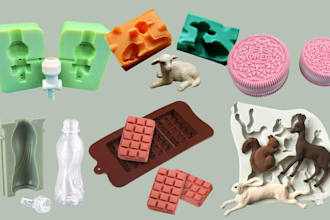 create custom 3d silicone mold injection mold resin chocolate soap cake for you