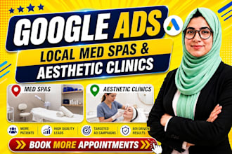 provide google ads campaign for local med spas and aesthetic clinics