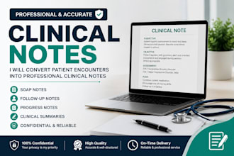 convert patient encounters into professional clinical notes