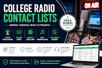 build a college radio station for your music promotion