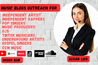 promote your music to music blogs for christian artist or mainstream artist