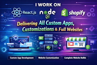 be your javascript, react js, node js or shopify developer
