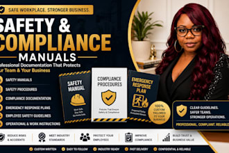write safety policy manuals and compliance procedures