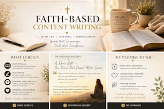 write faith based content